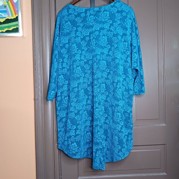 Lularoe Women's Open Front Blue Cardigan size M - Picture 2 of 10